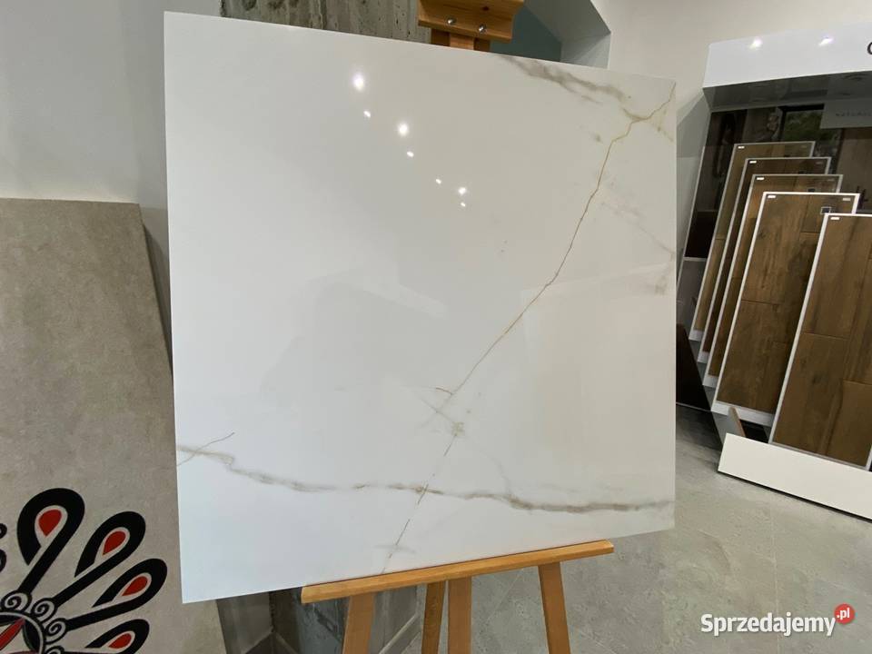 gres płytka Carrara Gold 80x80 połysk