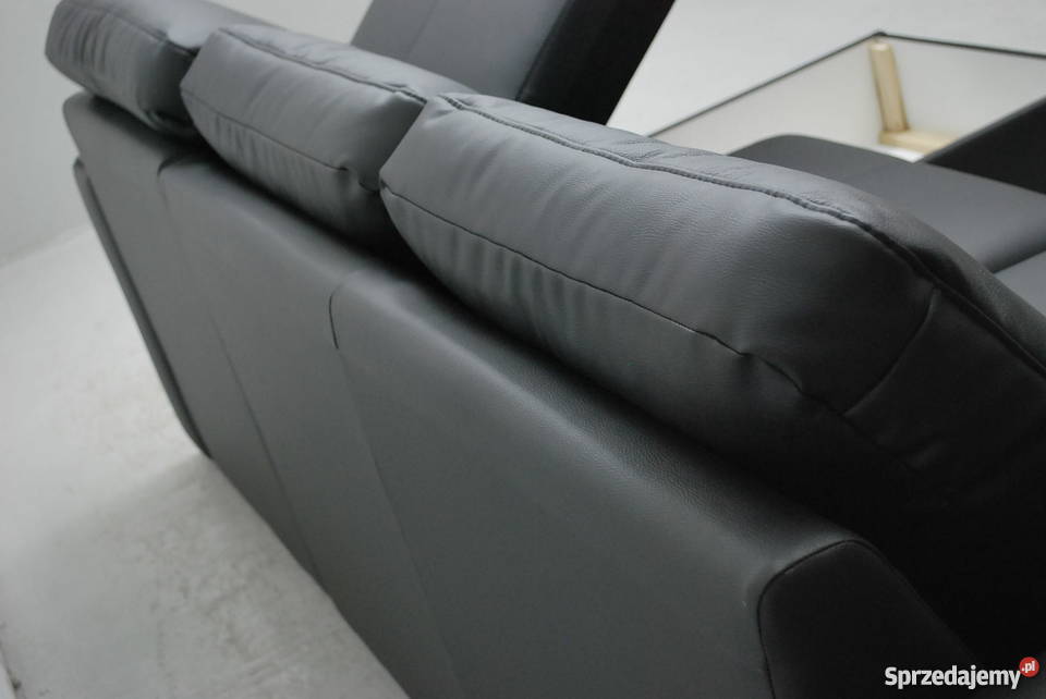 LTC CZARNY NAROŻNIK Z FSPANIA SKÓRA NATURALNA Poznań