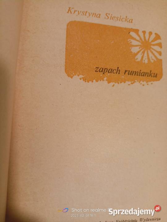 Zapach rumianku Siesicka książki prezenty Warszawa