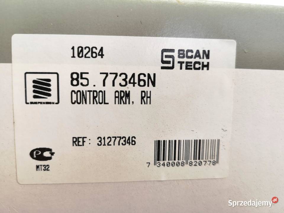 WAHACZ PRAWY PRZÓD VOLVO V60 15 XC70 II 07