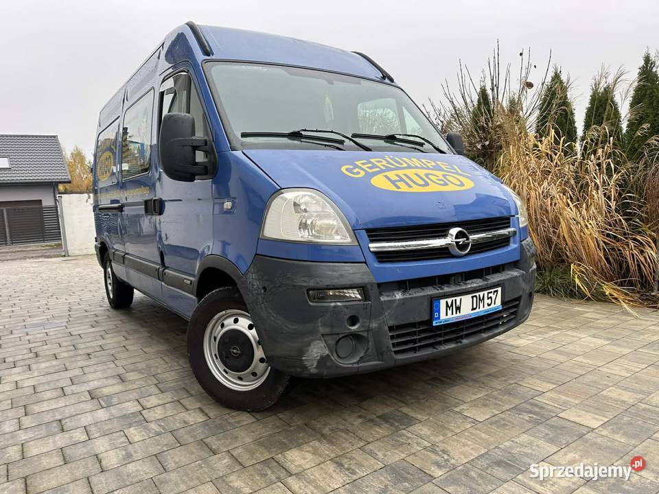 Movano Master LIFT 25 diesel H2L2 Hak 6 osobowy Opel Stok Lacki