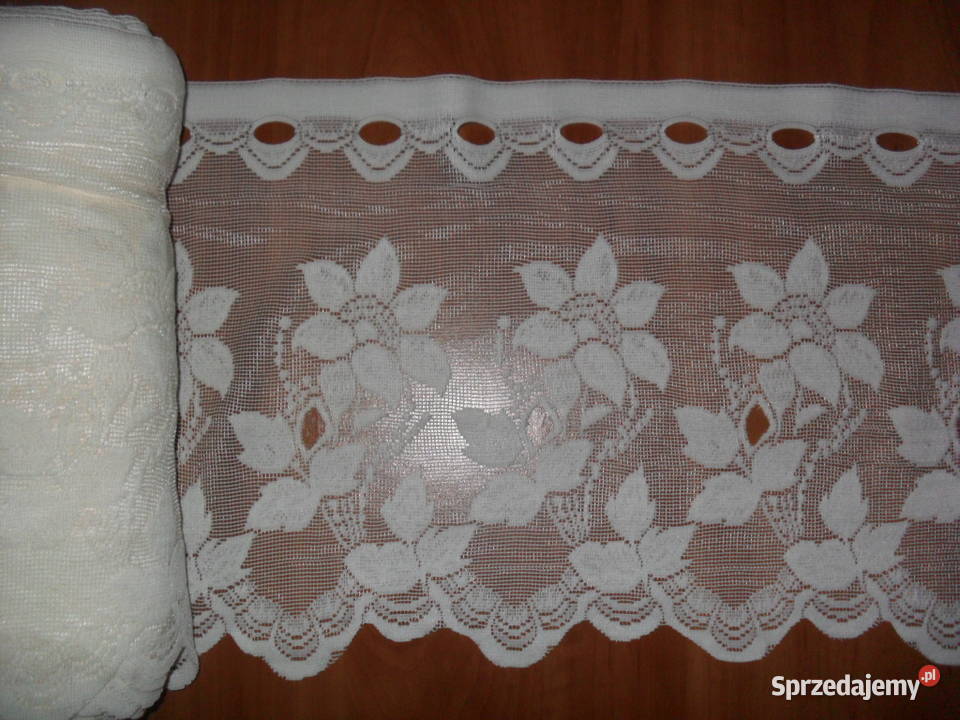 zazdroska krótka firanka kremowa 60 30 sprzedam