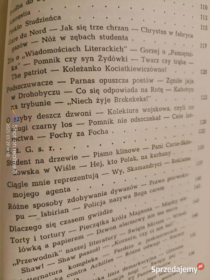 Kroniki tygodniowe książki Słonimski prezenty Warszawa