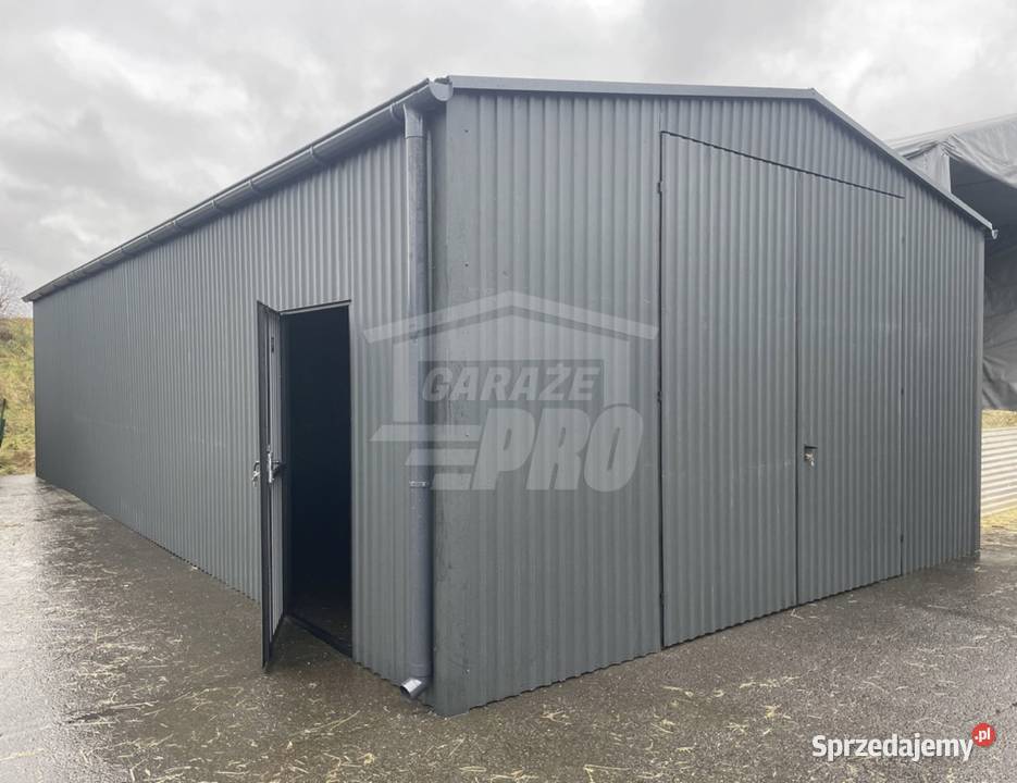 Hala Garaż 7x11 m brama dwuskrzydłowa drzwi zachodniopomorskie Szczecin