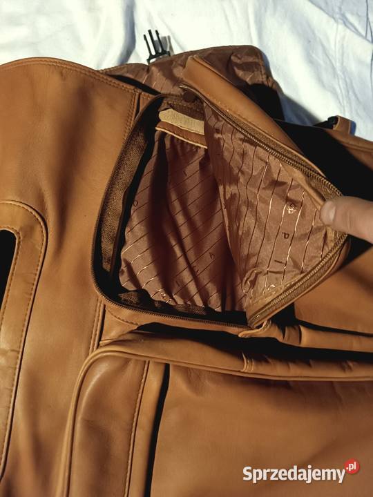 Torba Rowerowa na bagażnik Skóra