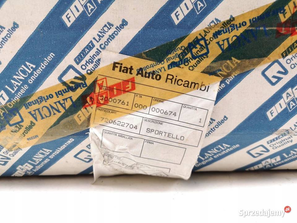 POKRYWA SCHOWKA FIAT FIORINO 9300 ORIGINAL OE