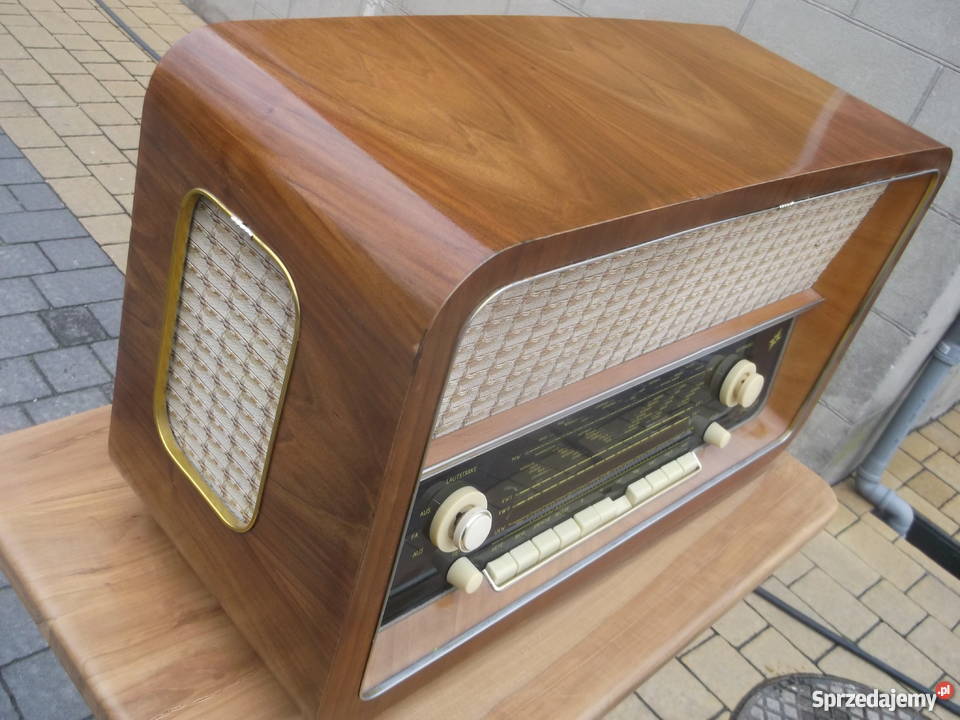 stare radio lampowe OBERON renowacji Gościeradów Ukazowy