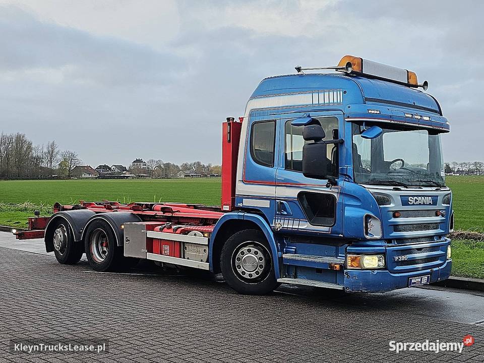 Scania P320 LOW ENTRY 6X24 HIAB hakowiec 2011