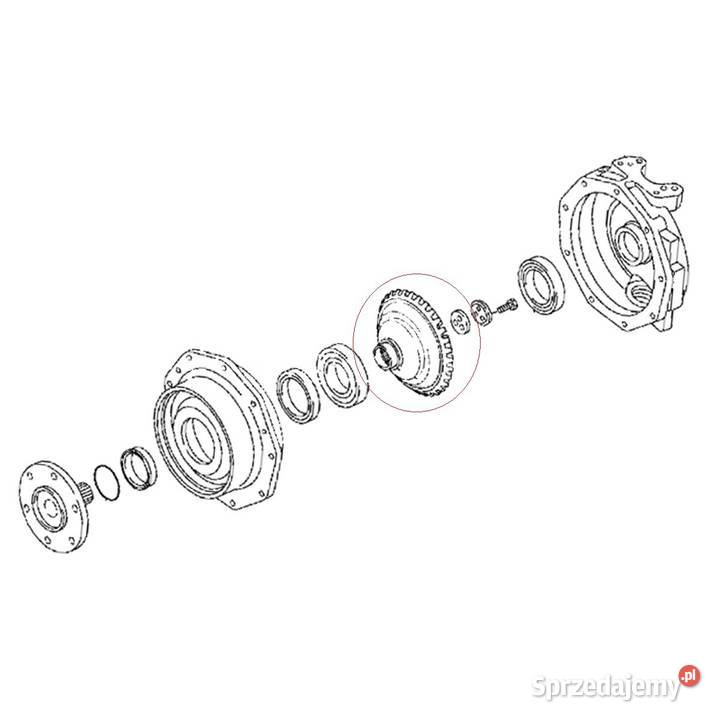 Koło zębate 18T x 44T Yanmar EF453EF494 podkarpackie Tajęcina sprzedam