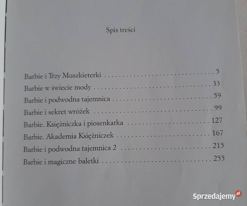 Książka dziewczynek Barbie Złota księga bajek Zabrzeg