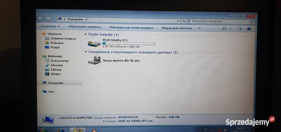 Komputer stacjonarny hp i5 6gb ram ddr3 2gb Klasy Core i5