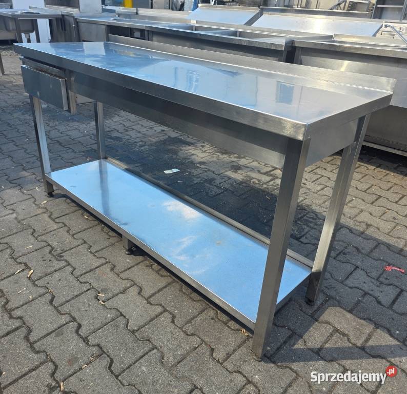 Stół Gastro z Szufladą i Półką 1605585 M1605 N