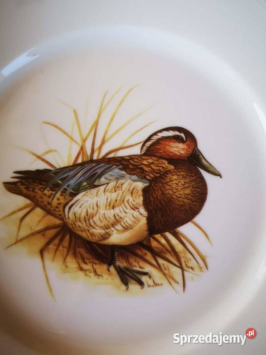 Talerz z ptakami Limoges Made in France Gdańsk