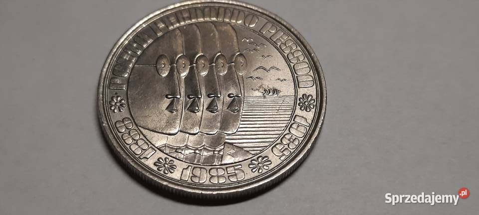 MONETA Portugalia 100 eskudos 1985 Warszawa
