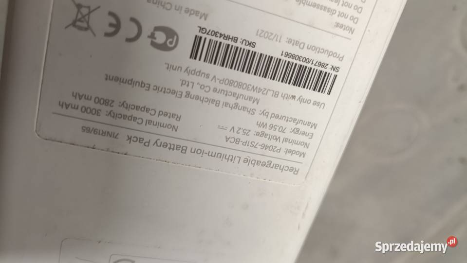 MII P2046 odkurzacz bezprzewodowy rozładowany Poznań