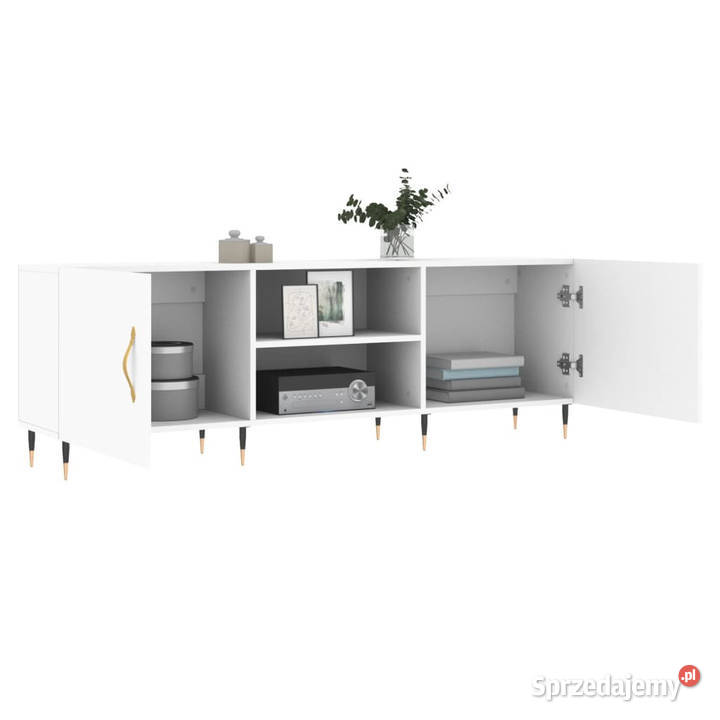 Szafka pod TV biała 150x30x50 materiał sprzedam