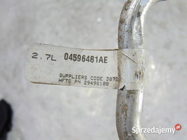WĄŻ RURKA KLIMATYZACJI 300C 27 V6 04596481AE osobowe