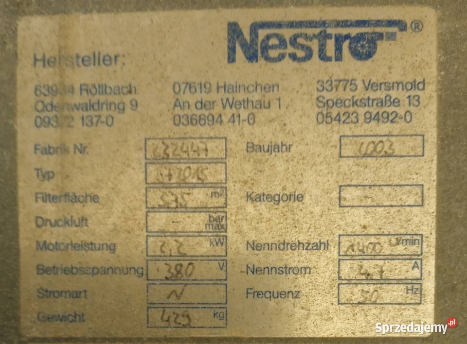 NESTRO NFW 2015 sucha ściana lakiernicza z Bydgoszcz