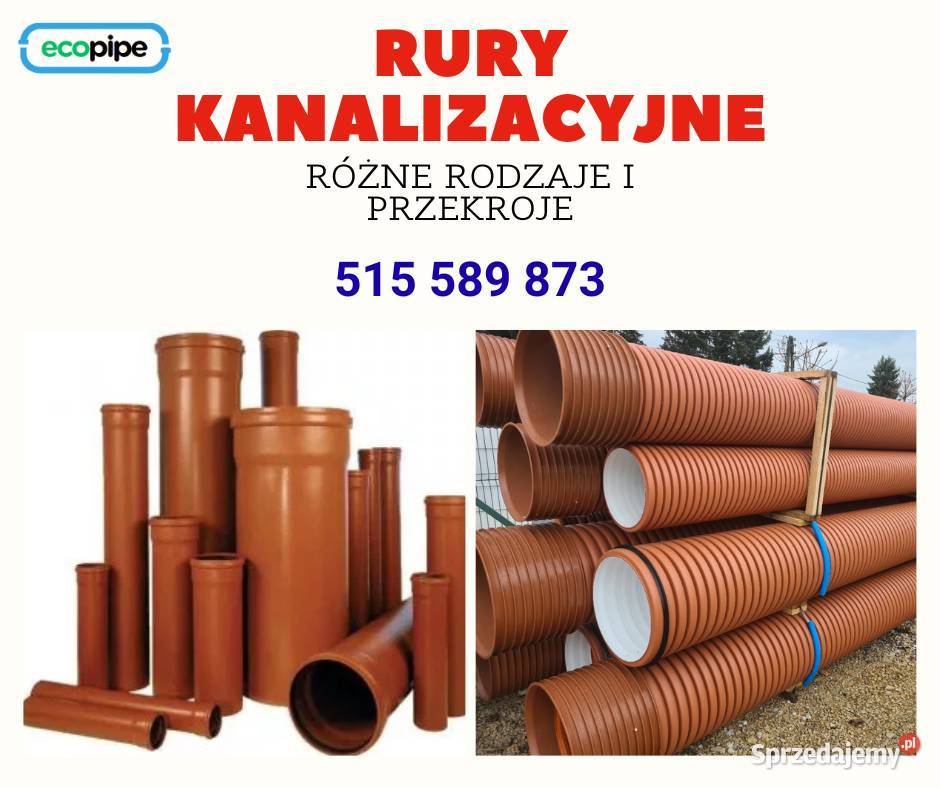 Rury kanalizacyjne PVC PP śląskie Siewierz