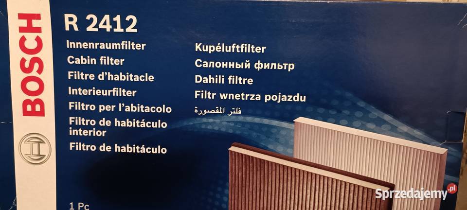 Filtr kabinowy węglowy Bosch R2412 Peugeot Lublin