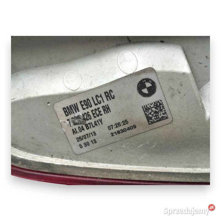 LAMPA PRAWA BMW E90 LIFT LCI SEDAN tylna tylnia Chełm
