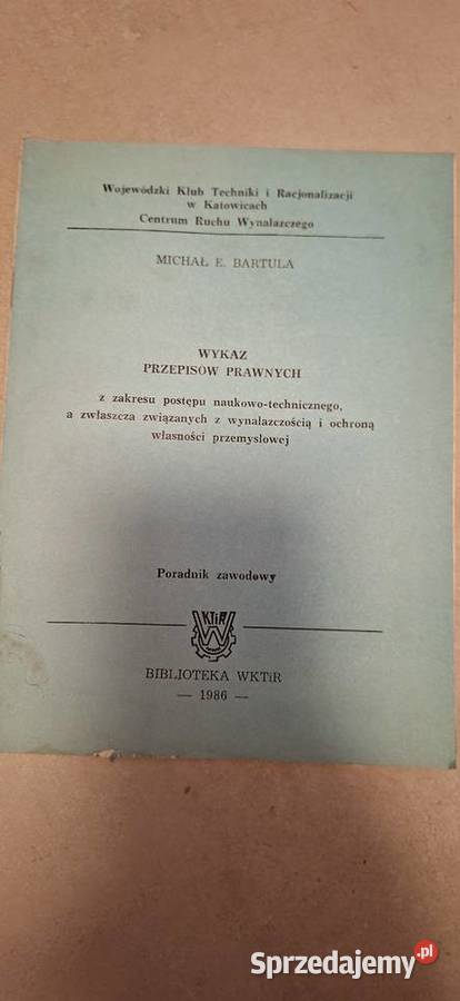 Wykaz Przepisów Prawnych 1 wydanie niski nakład Łęczyca