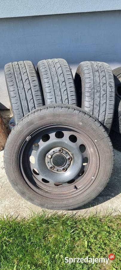 Sprzedam 8 opon z felgami stalowymi BMW seria 1 Dukla