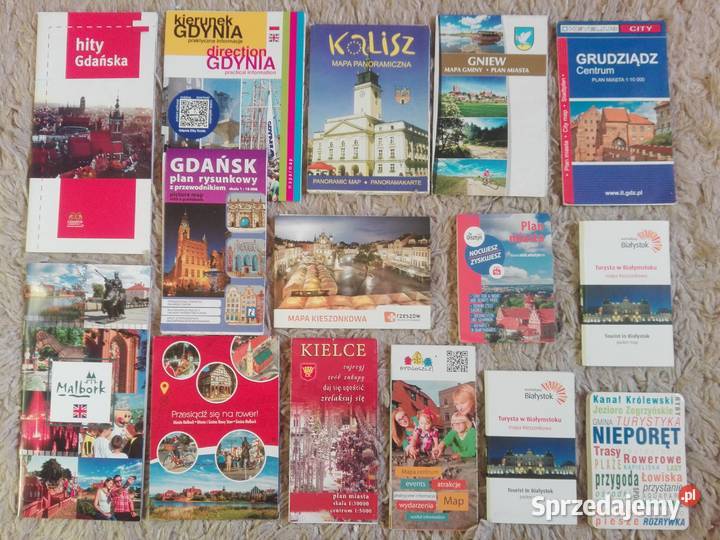 Mapy wodoodporne Plany miast