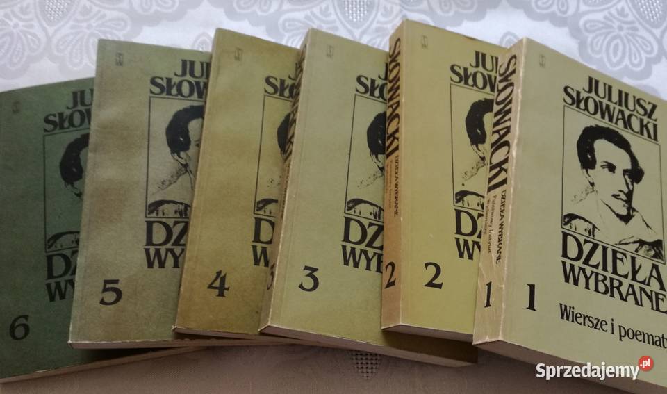 Dzieła wybrane 6 tomów Juliusz Słowacki Rok wydania 1987 Proza i poezja Łódź