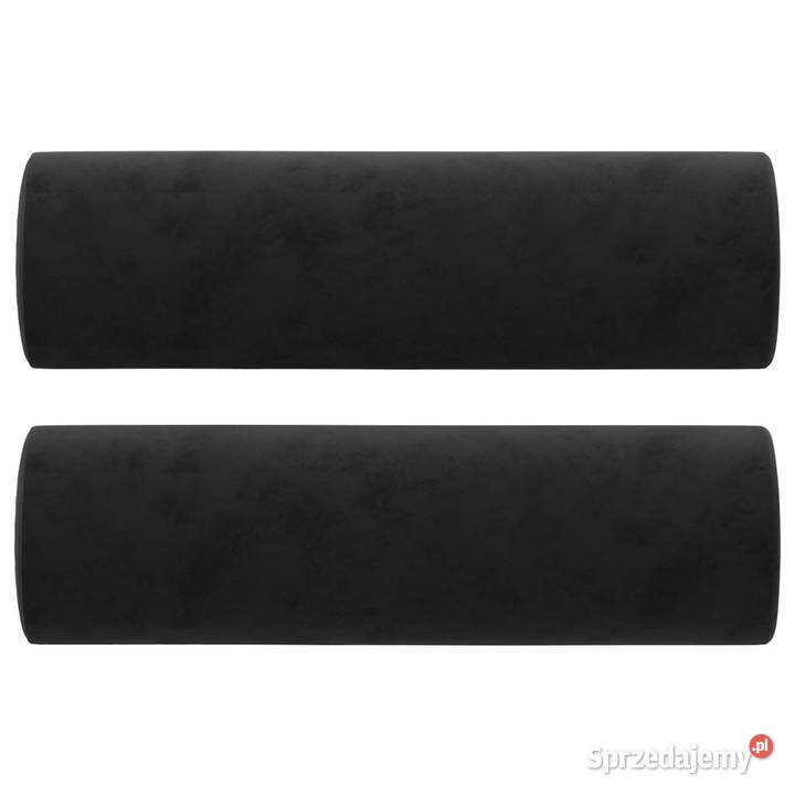 Poduszki ozdobne 2 czarny 15x50 aksamit WM349514 mazowieckie