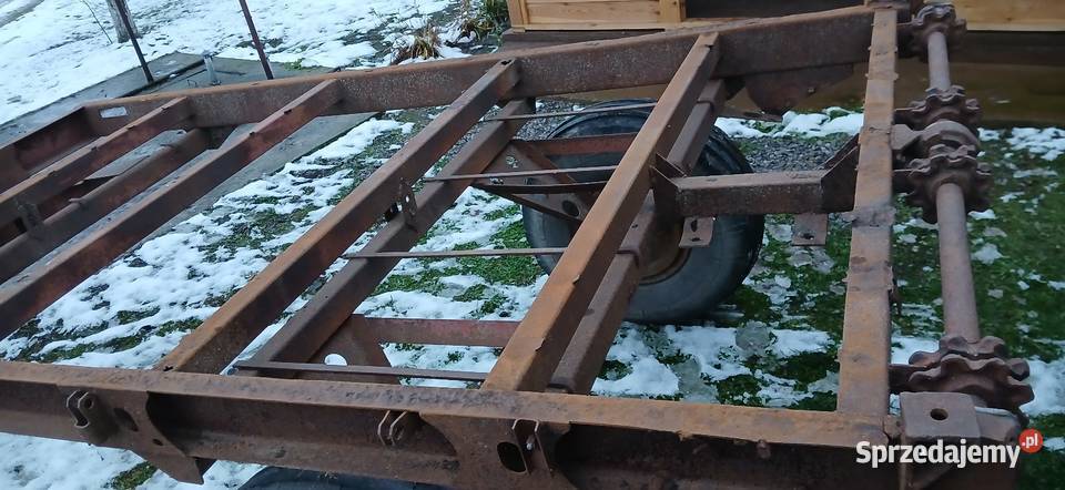 Rama rozrzutnika przyczepy platformy lubelskie sprzedam