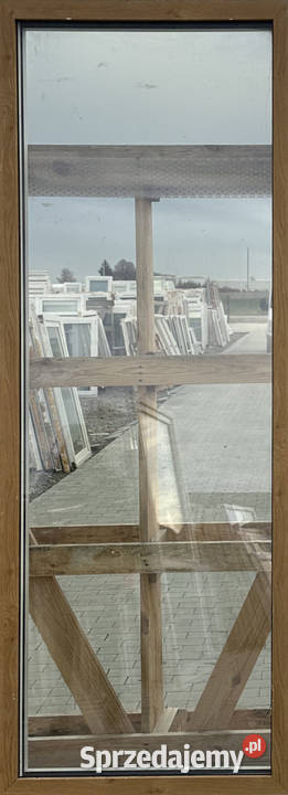 OKNA KacprzaK Witryna 77X202 FIX Używany PCV Siedlce