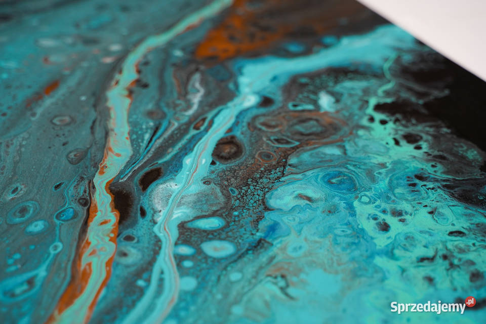 Duży abstrakcyjny obraz Mgławica nieskończoności