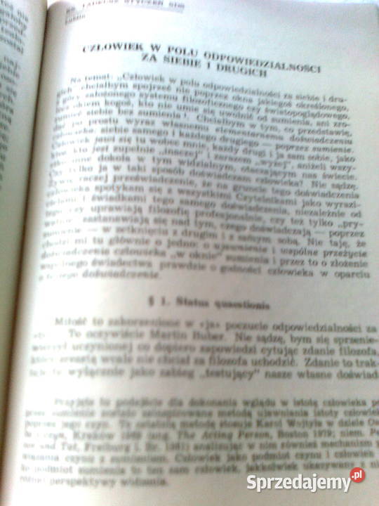 Osoba ludzka 2 1982 COMMUNIO sprzedam