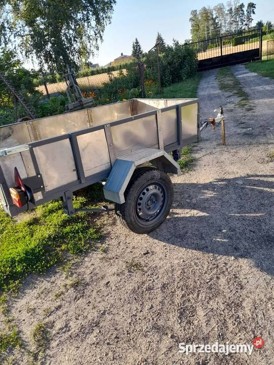 Przyczepka 2x110 bez homolohacji mazowieckie Brzozówek sprzedam