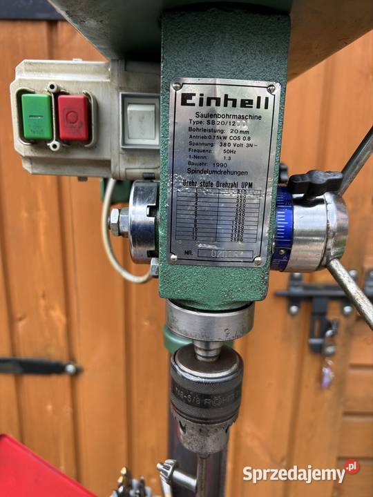 Wiertarka kolumnowa Einhell 380v 750w śląskie Gliwice