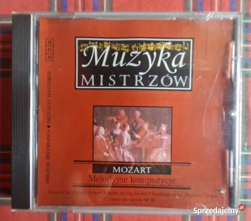 Muzyka mistrzów Mozart Melodyjne kompozycje CD CD Kraków