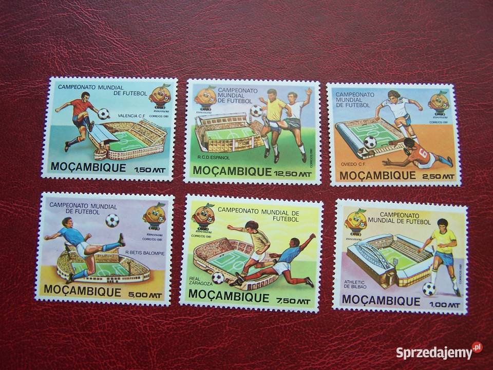 Mozambik 1981 MNH Mi 78893 Sport Piłka nożna MŚ Tychy