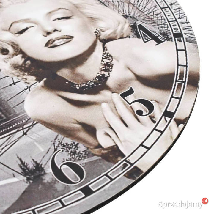 Zegar ścienny w stylu vintage Marilyn Monroe 30