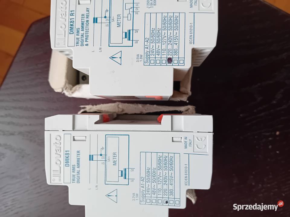 Cyfrowy Amperomierz Jednofazowy Lovato DMK 81 Elektronika Elbląg sprzedam