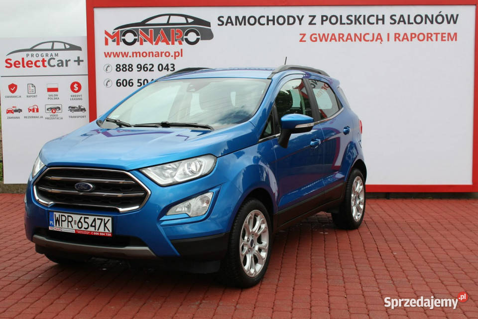 Ford EcoSport TITANIUM Pakiet zimowy Salon 15000km Włocławek