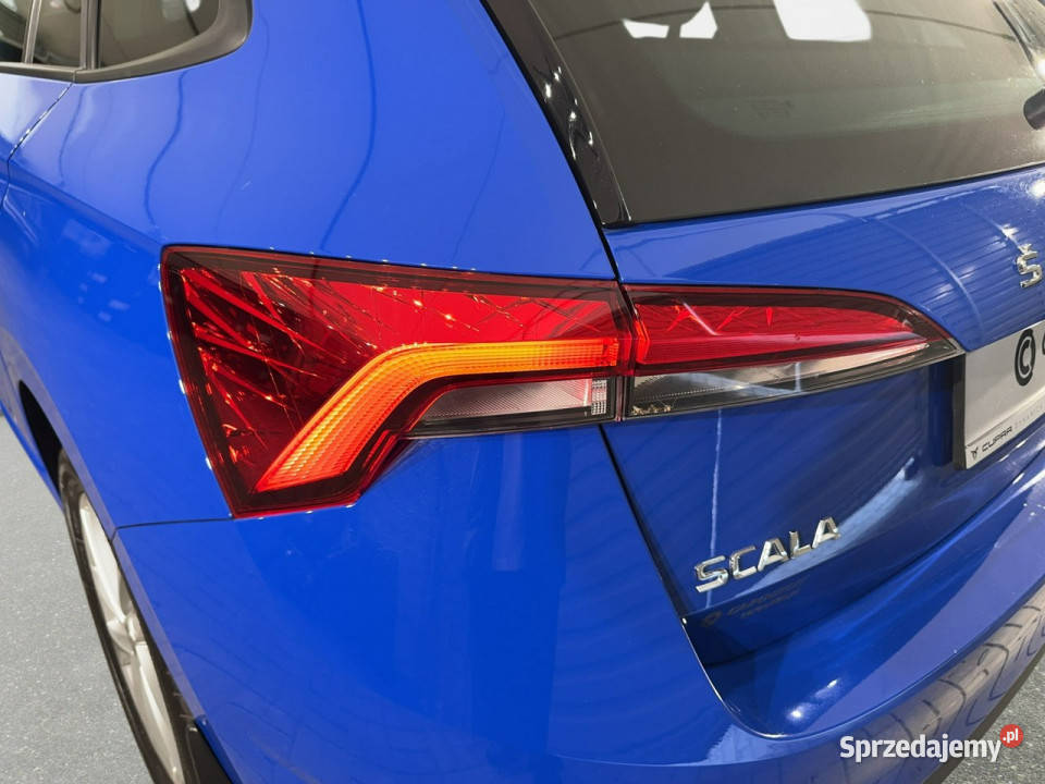 koda Scala VAT 23 Ambition 10TSI DSG 2023 r tempomat Myślenice