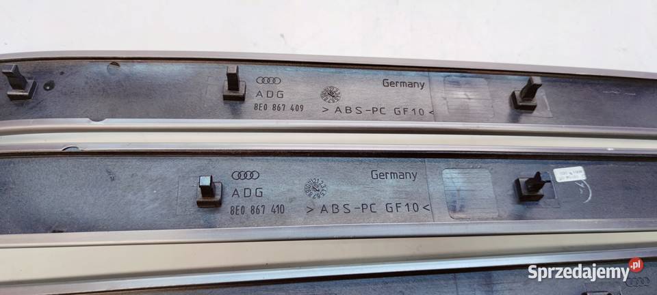 LISTWA LISTWY DEKORY DRZWI KOMPLET AUDI A4 B7 Przystajń sprzedam