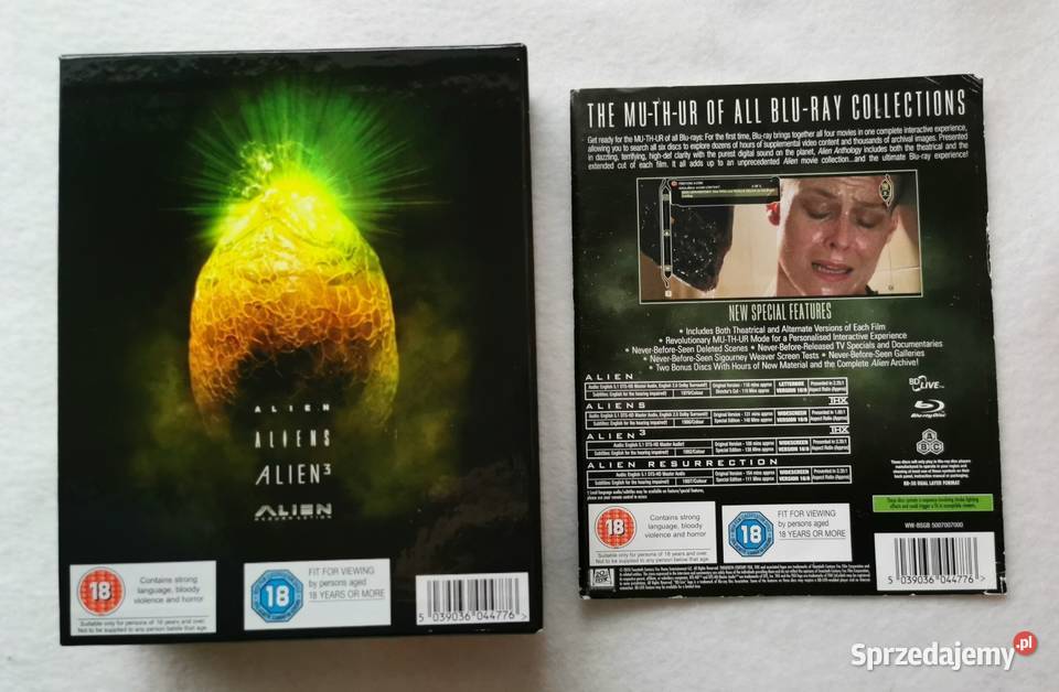 Alien Anthology Box Set Obcy Antologia 6x Bluray Wytrzyszczki