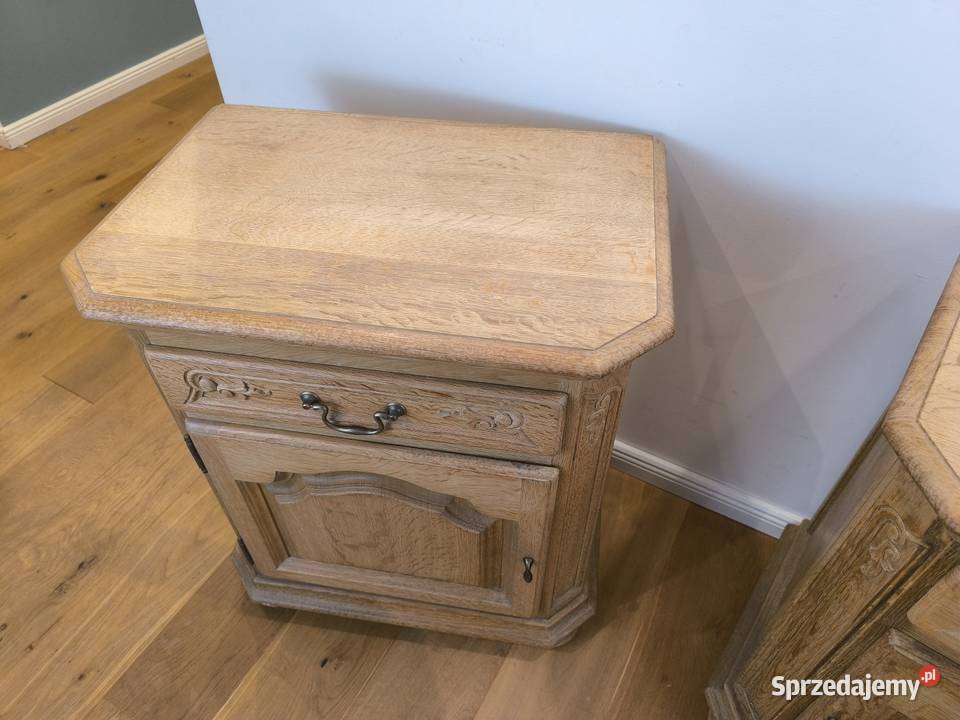 Piękne szafki stylowe dębowe komódki
