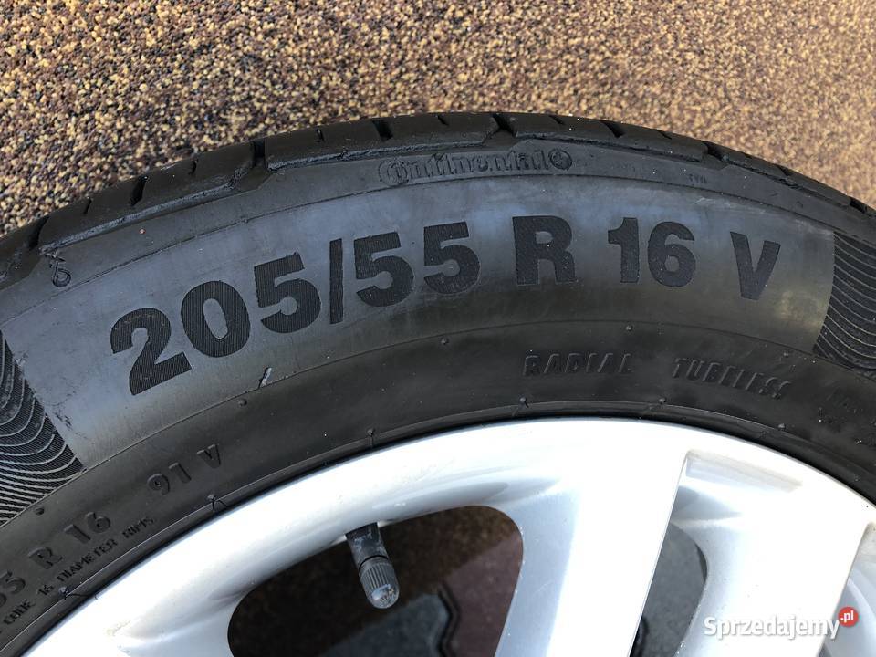 Felgi 16 opony Continental 20555 16R do VW GOLF małopolskie Wolbrom