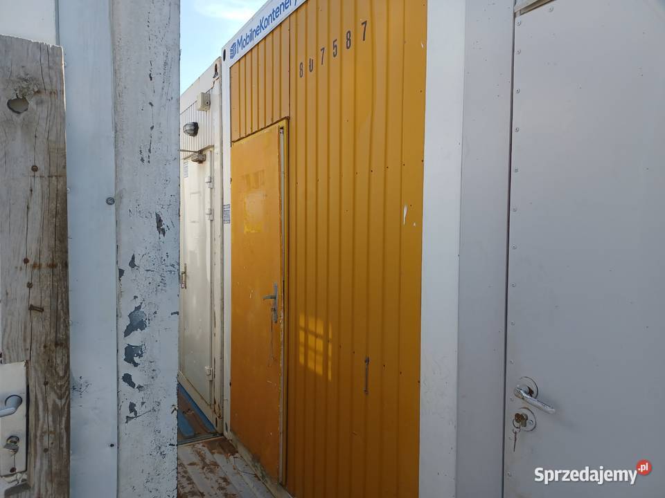 KONTENER BIUROWY SZATNIA ZAPLECZE BUDOWY 256 Wrocław sprzedam