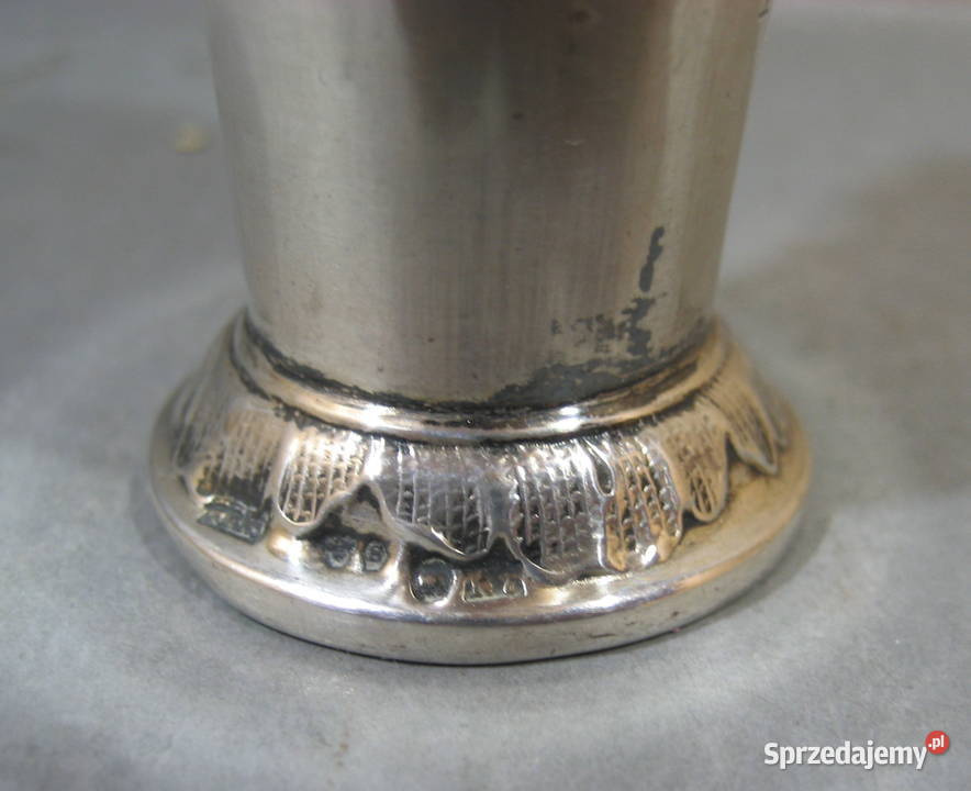 Stary Pucharek Srebrny 1915 r Warszawa