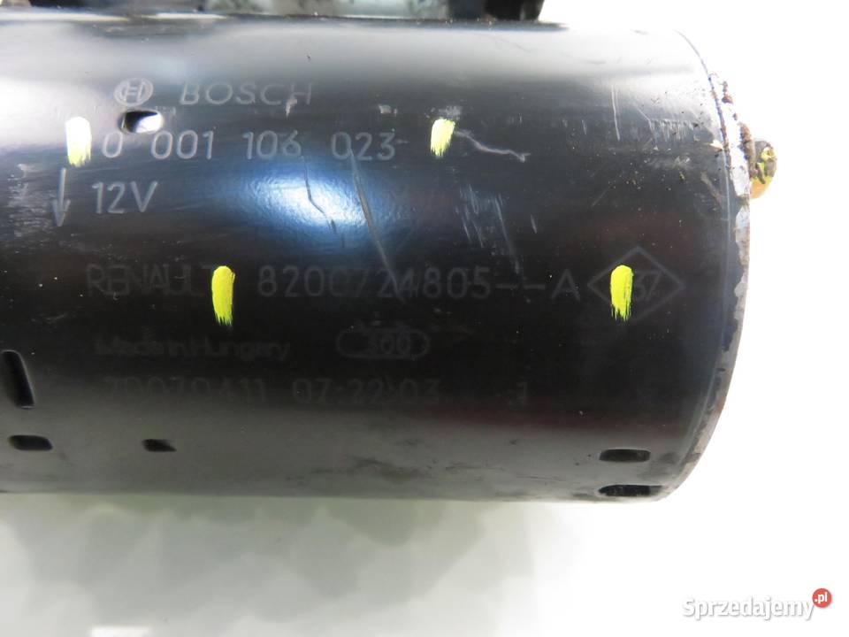 ROZRUSZNIK RENAULT GRAND ESPACE IV 20 Turbo Układ elektryczny silnika