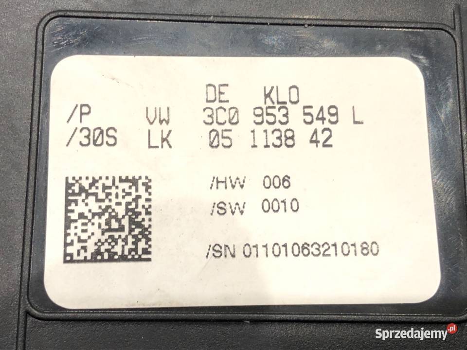 MODUŁ SKRĘTU REFLEKTORA VW PASSAT B6 3C0953549L